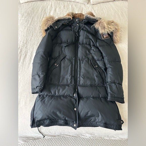 PARAJUMPERS Long Bear Down Coat /Black xsmall - Picture 6 of 12